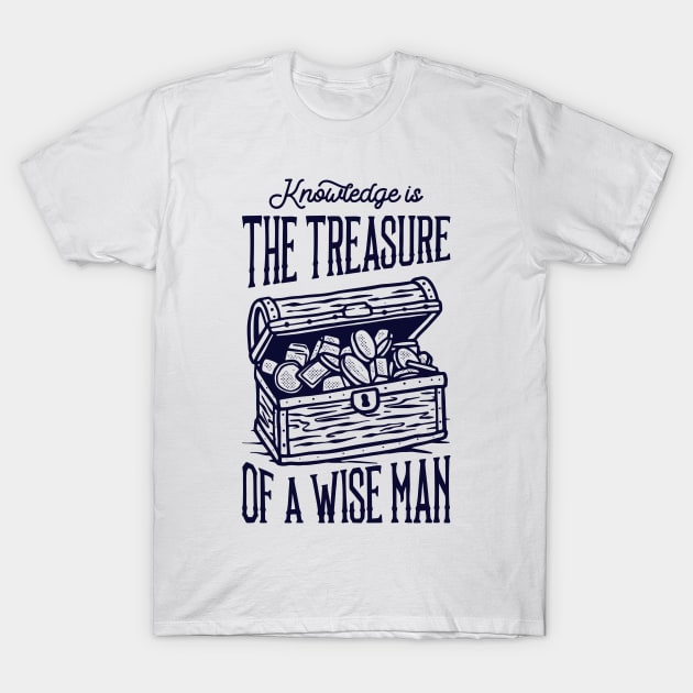 Knowledge is the treasure T-Shirt by Vintage Division